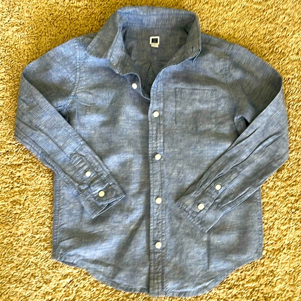 Janie and Jack Boy’s Chambray Shirt